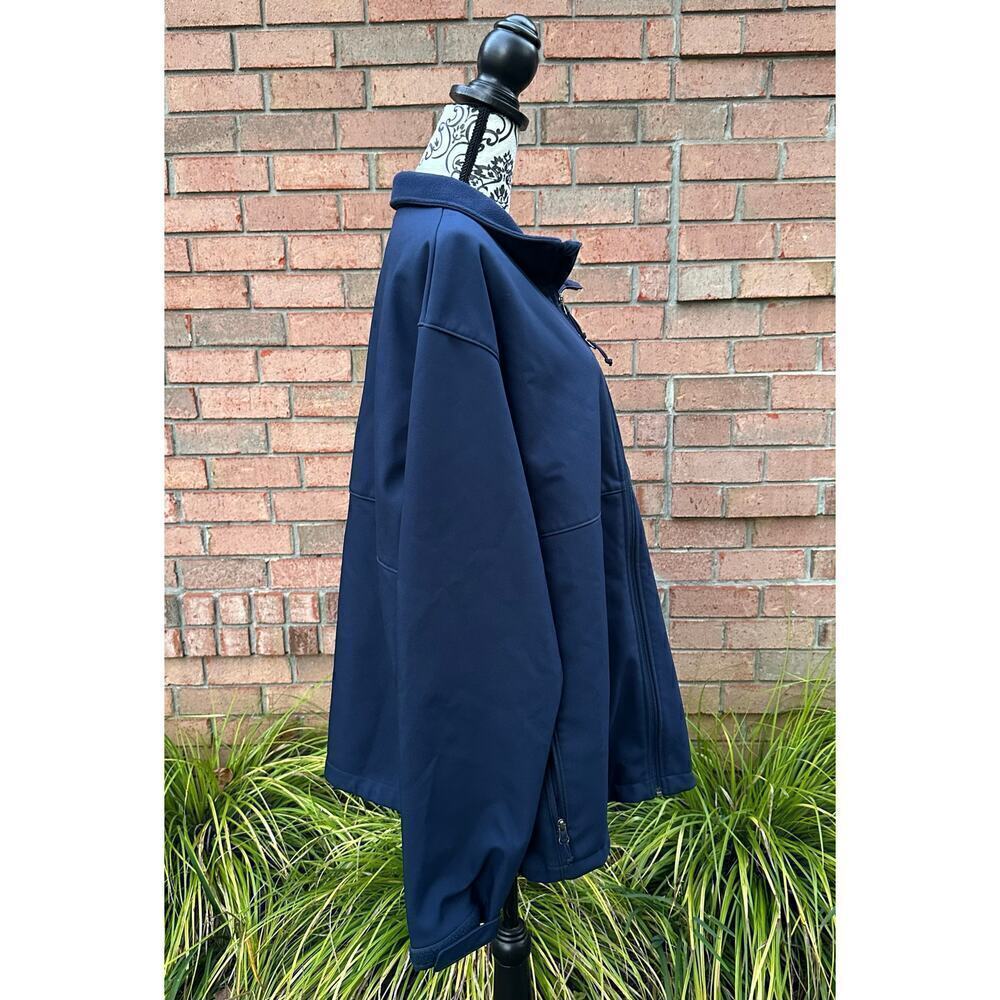 EUC Columbia Men's Ascender Softshell Jacket Navy Blue XXL - Picture 2 of 9